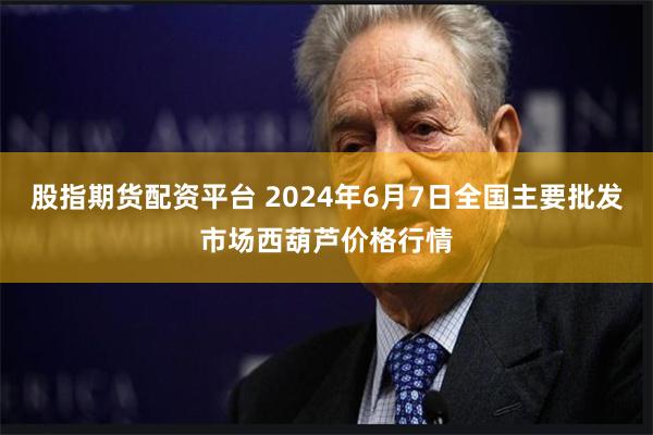 股指期货配资平台 2024年6月7日全国主要批发市场西葫芦价格行情